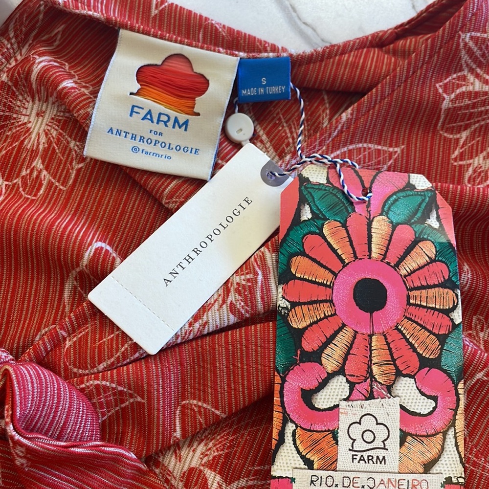 FARM Rio Red Floral Jumpsuit - Picture 6 of 7